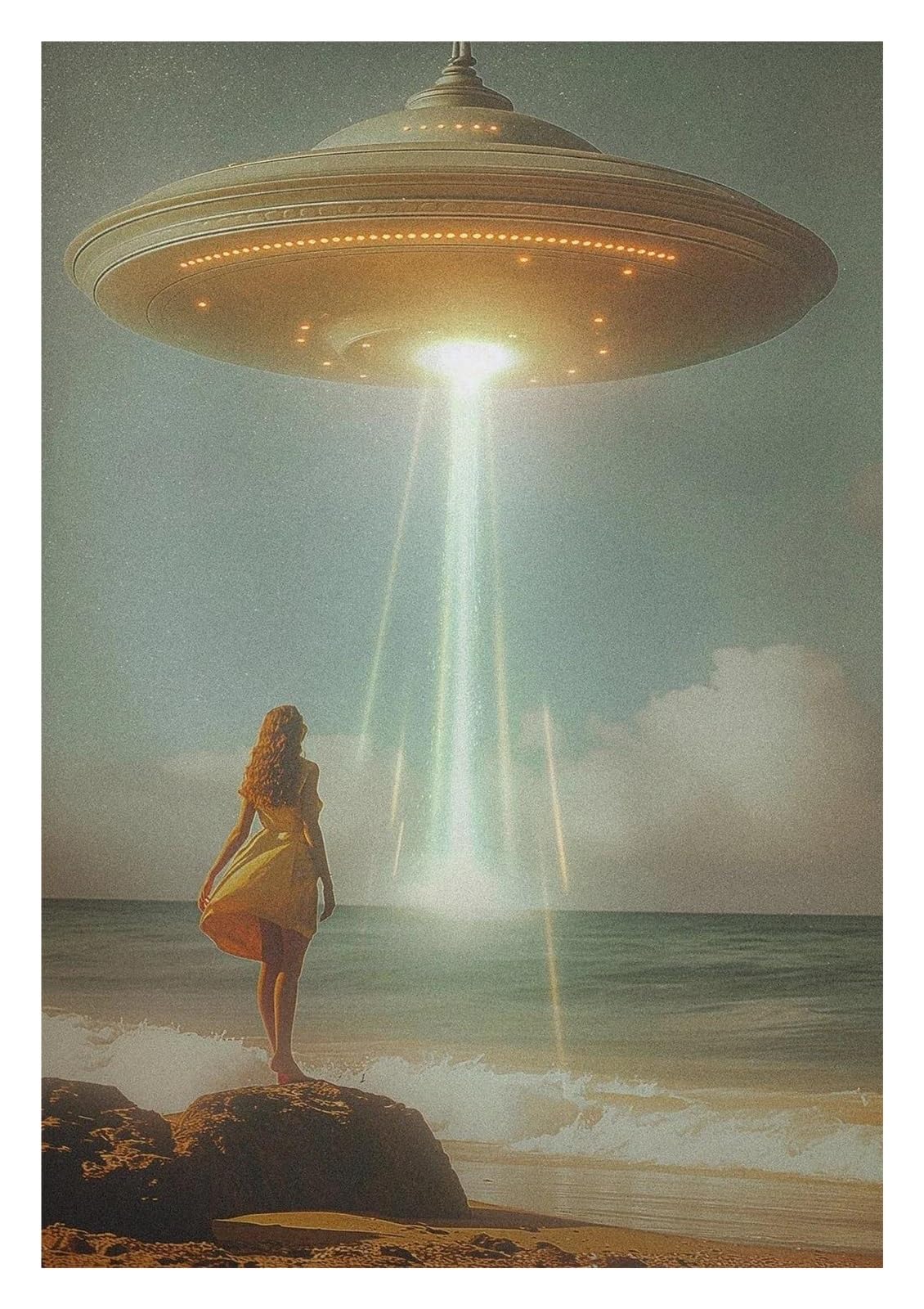 Affiche science-fiction pour remplacer les posters en papier fragiles par une toile durable