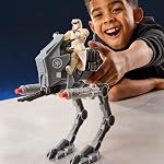 Star Wars ActionVerse AT-RT & Résistant impérial AT-RT Conducteur, figure d'action & Véhicule, Star Wars: Les Mandaloriens & Jouets Grogu pour les garçons & Filles Âge 4+