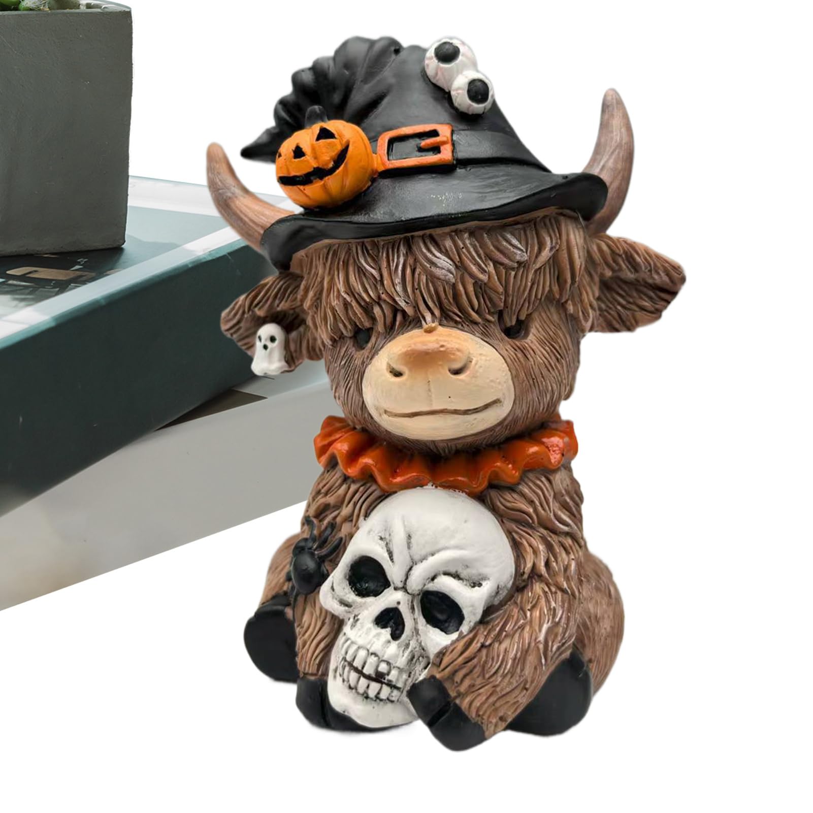Figurine de Highlander Halloween pour étagère et salon chaleureux