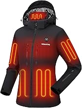 Venustas 12V Lightweight Heated Jacket for Women with Battery, Versatile Softshell Heated Coat, Slim Fit Heated Clothing