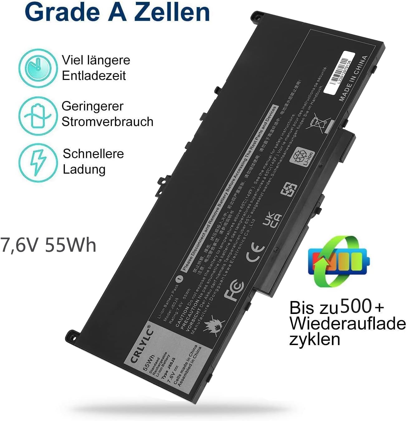 BATTERIE  DELL DE:J60J5 2
