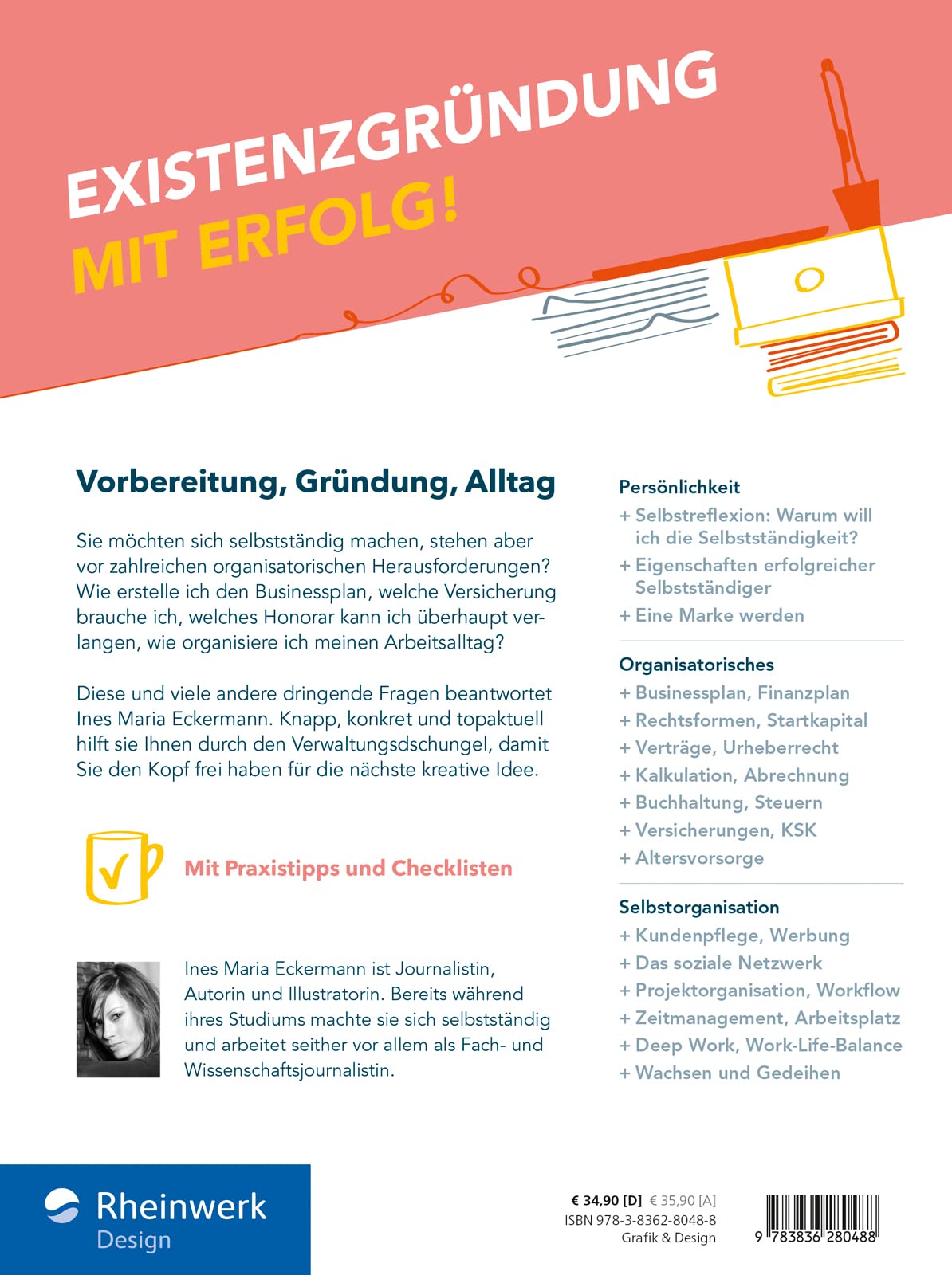Frei u. kreativ: Das Handbuch für den Start in die Selbstständigkeit. Alles, was kreative Köpfe zu Existenzgründung, Businessplan, Akquise und Co. wissen müssen