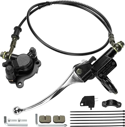 GREHUA Kit de freno hidráulico mejorado para mini bicicleta compatible con Baja Doodle Bug DB30 Blitz Racer Dirt Bug Predator 79cc 97cc 2.8hp Piezas
