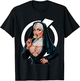 Sexy Unholy Nun Lollipop T-Shirt