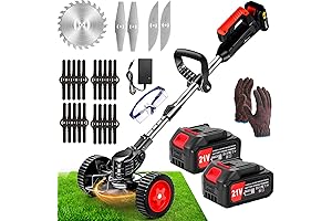 Weed Wacker, Cordless Electric Weed Wacker 21V Weed Trimmer