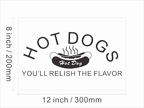 Miniatura 3 de 110262 Hot Dogs Cafe Bar Shop Restaurant - Letrero de neón con luz LED abierta (12 x 8 pulgadas, naranja)