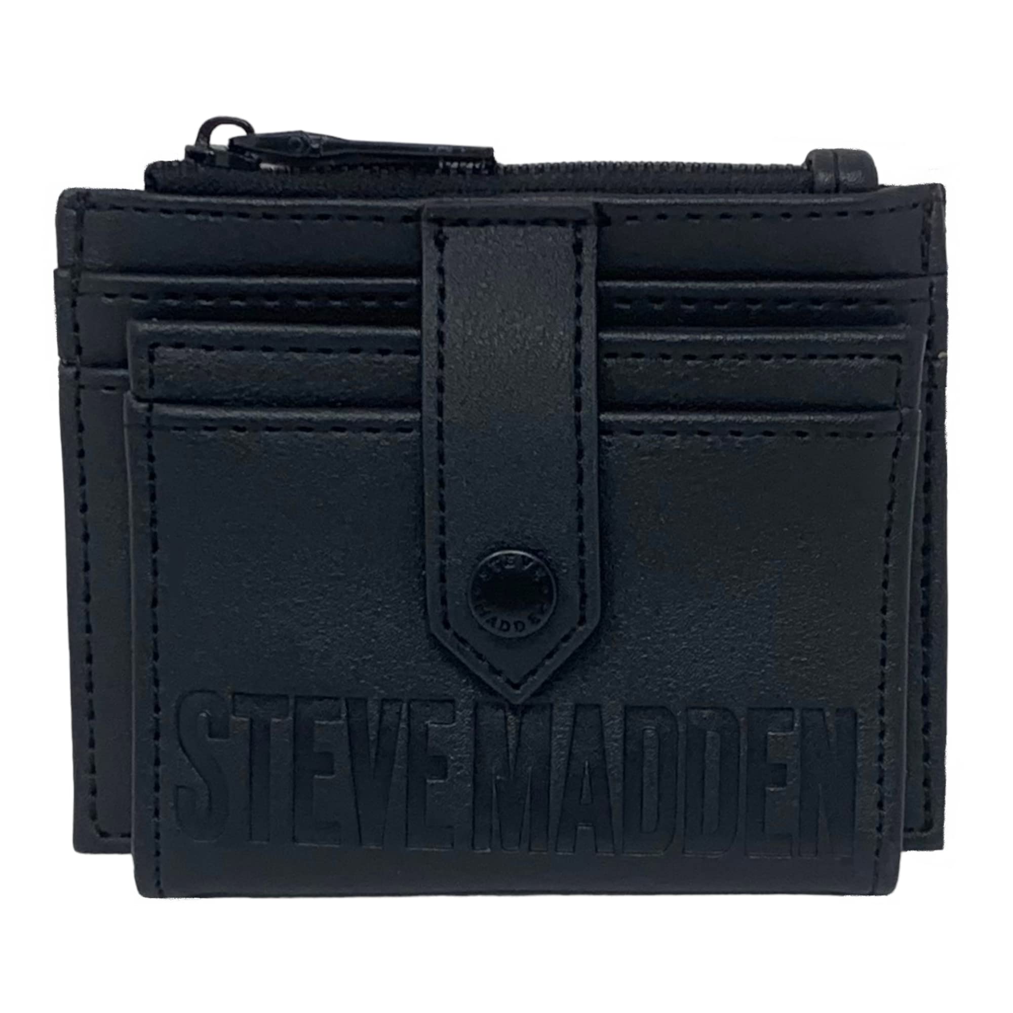 Steve Madden Hayden Wallet Blk/Blk Logo