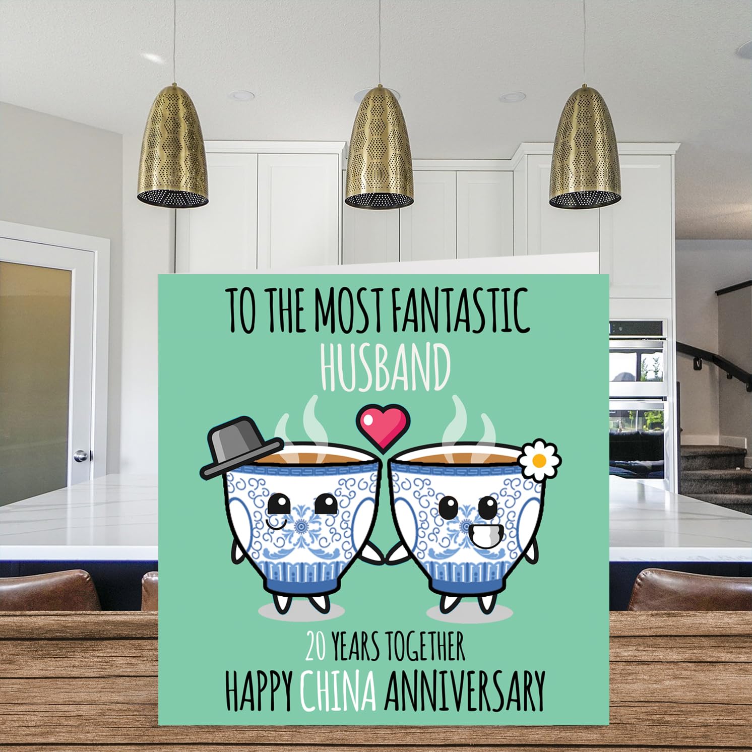 Jolie Carte D'anniversaire Chinoise Pour Mari – 20 Ans Ensemble