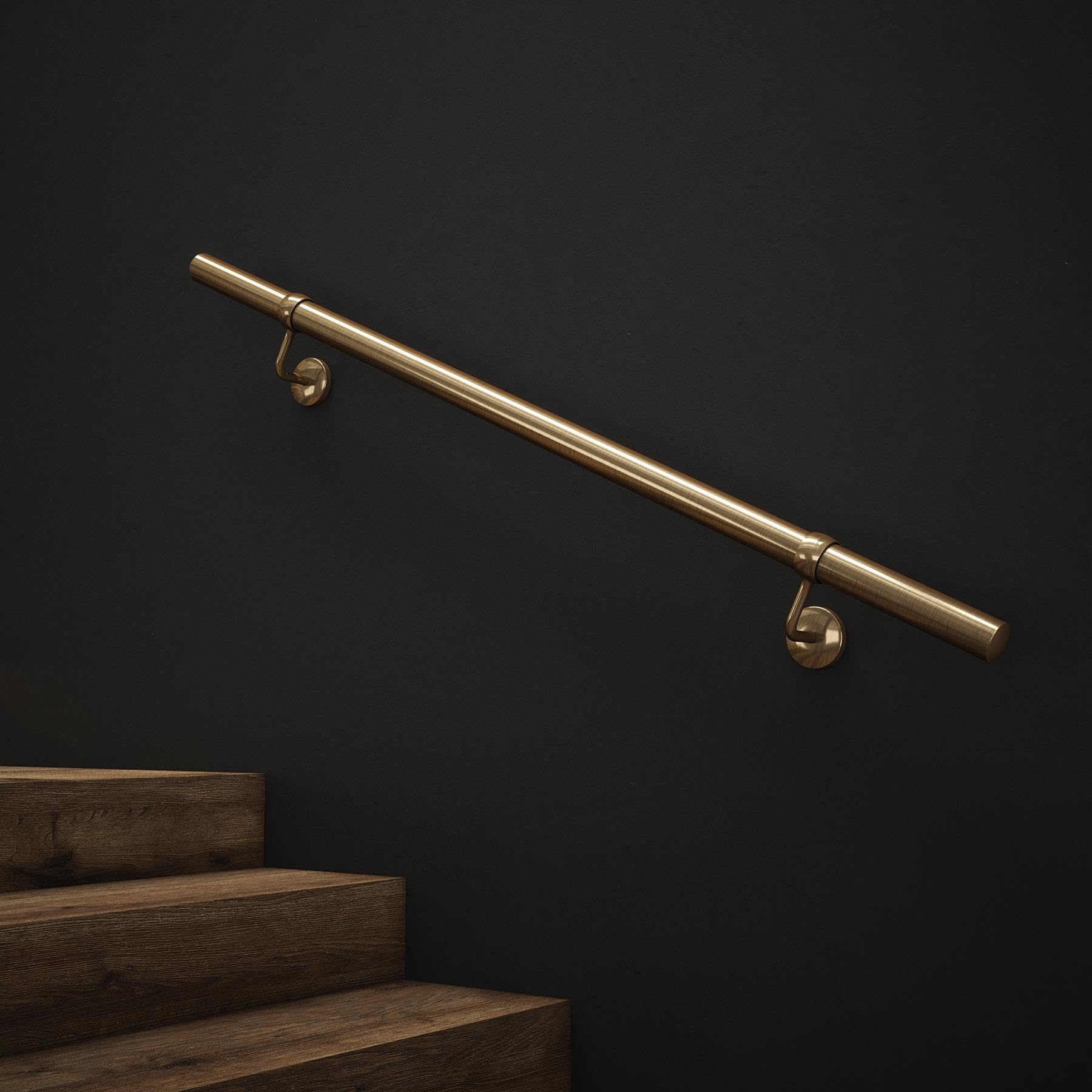 Rothley - Stair Handrail Kit - 1.2m - Antique Brass