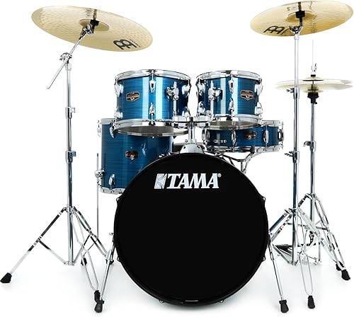 Tama Imperialstar - Juego completo de batería (5 piezas, patada de 20 pulgadas), color azul rayita