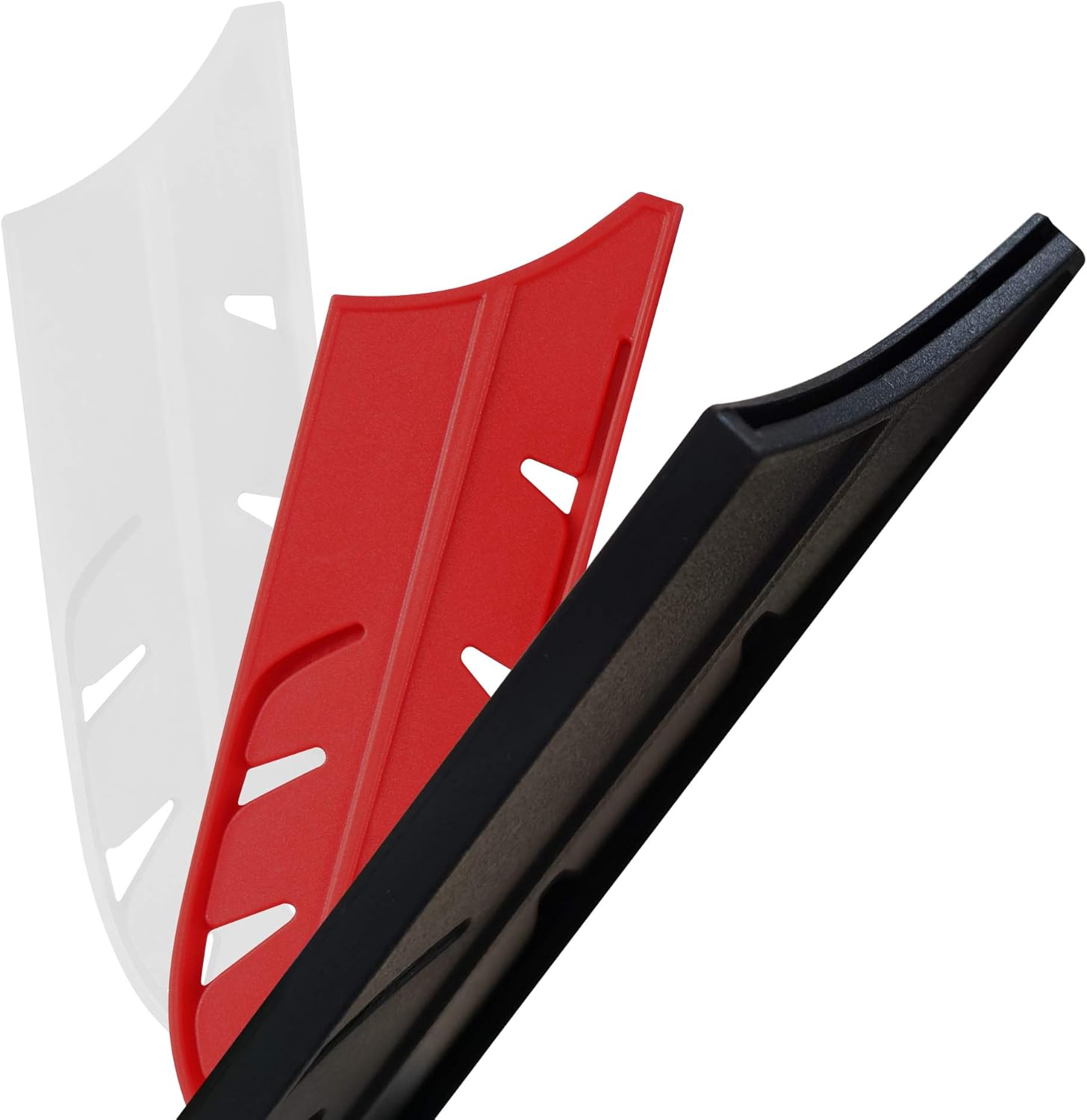 XYJ 3pcs/set Knife Sheath For Ceramic&Stainless Steel Knives Black White Red Plastic Knife Cover Case Edge Protector For Carry Sleeves Tools (For 7'' Santoku Knife): Home & Kitchen