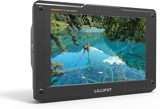 LILLIPUT H7 7 Inch 1800 Nits High Brightness 4K HDMI Input Tally Field Monitor DSLR On-Camera HDR Video Monitor