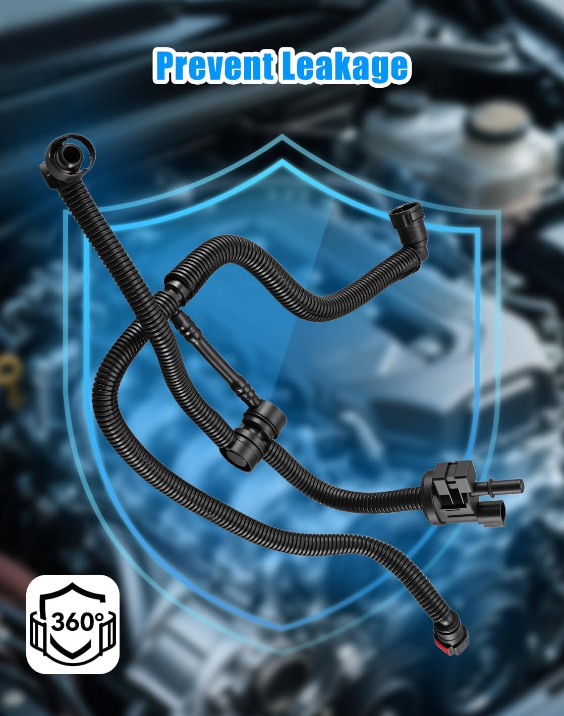 Vapor Canister Purge Valve Compatible with Ford Fusion 1.6L L4 2013-2014 Replaces 911-757 DG9Z9D289B DG9Z9D289G