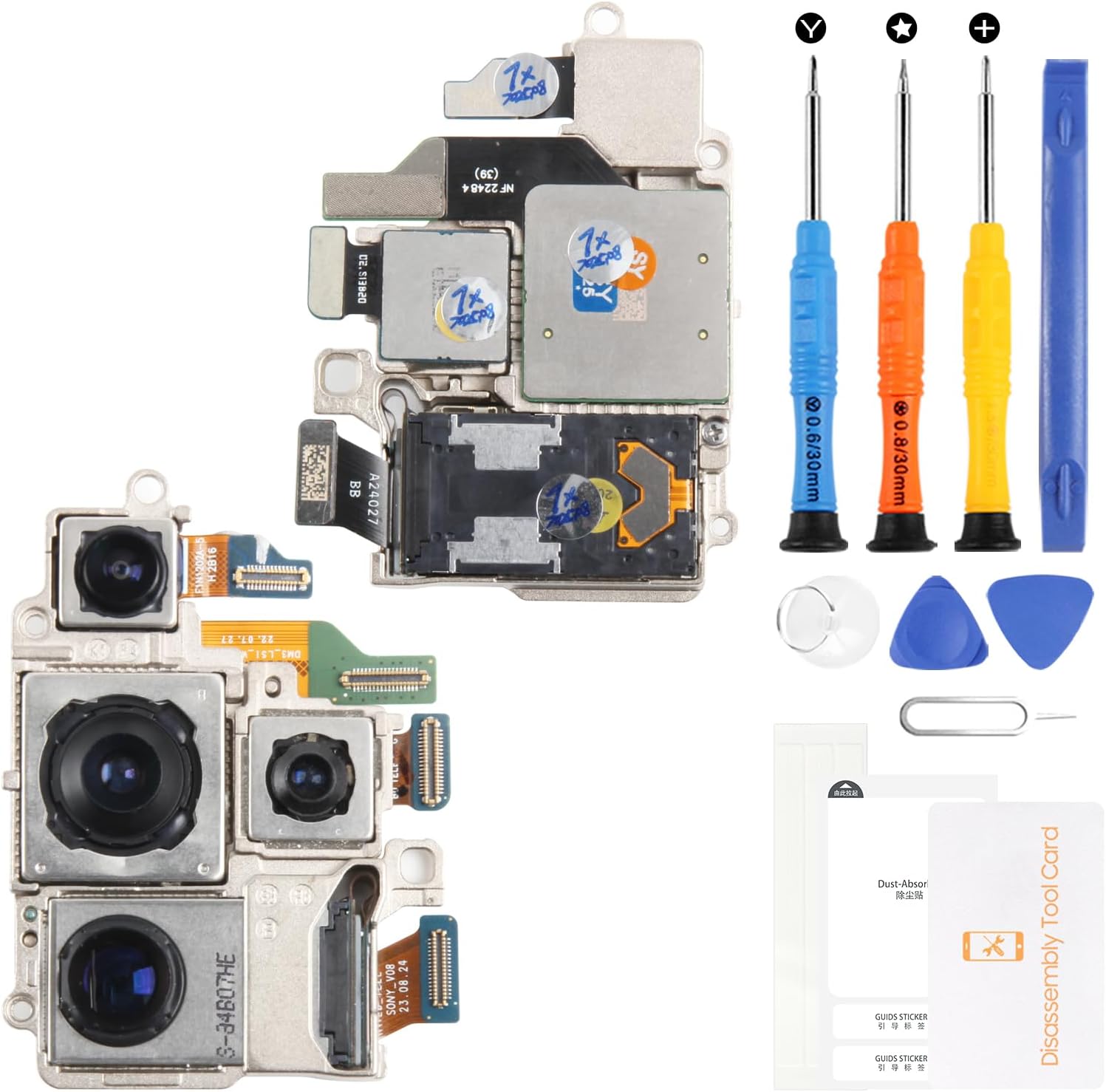 [for US Version]For Samsung Galaxy S24 Ultra Rear Main Camera Replacement (SM-S928B/SM-S928U/SM-S928U1/SM-S928W/SM-S928N/SM-S9280/SM-S928E) - US Version Back Camera Module Repair Kit with OEM Quality