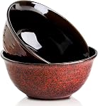 Hasense Grand bol de service, 65 Ounces Céramique Salade Soupe en Pâtes Bols,8.5 Bols de pouce pour la cuisine Ramen Pho Fruit Céréale popcorn, Micro-ondes Lave-vaisselle coffre-fort, Ensemble de 2, bleu