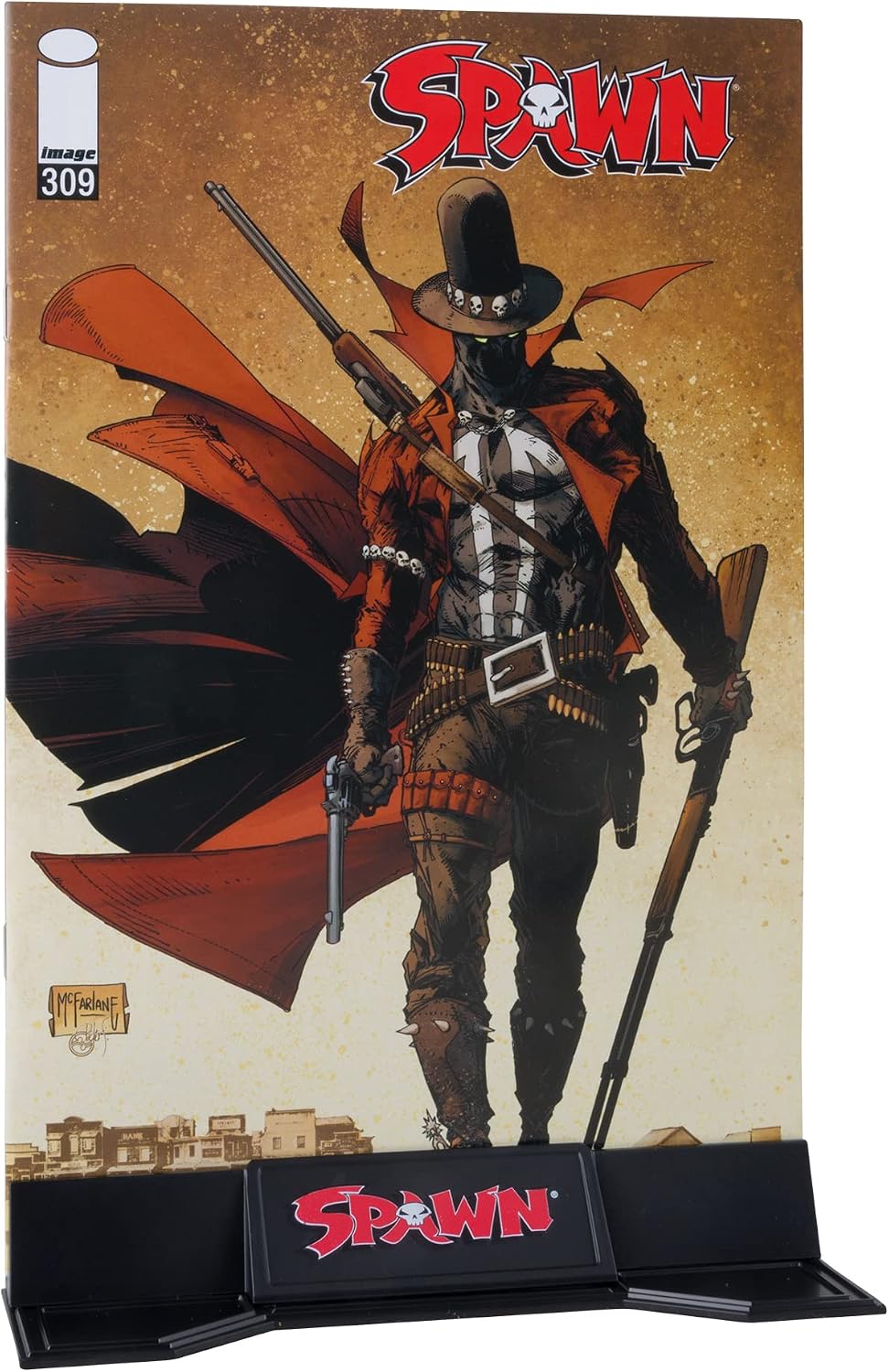 McFarlane Toys - Spawn Page Punchers 2pk Gunslinger and Auger 3in Action Figures with Comic