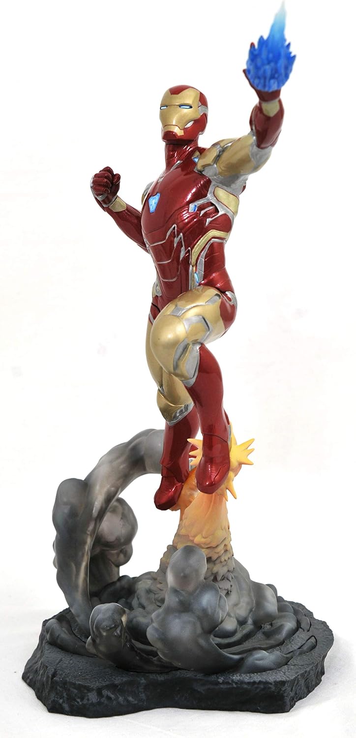 DIAMOND SELECT TOYS Marvel Gallery: Avengers Endgame Iron Man Mk85 PVC Figure, Multicolor