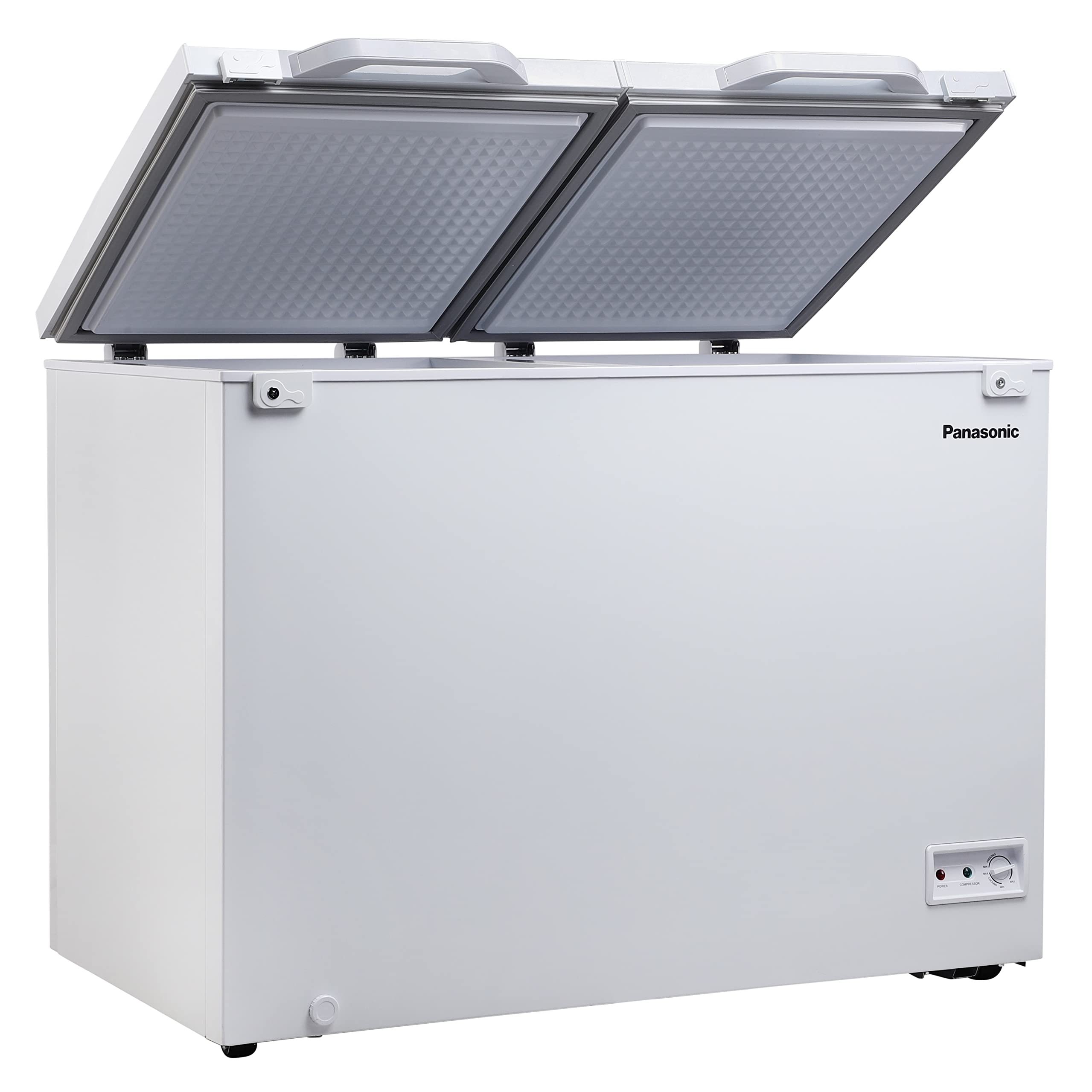 Panasonic 282 L HT Double Door Deep Freezer (SCR-CH300D1C,White