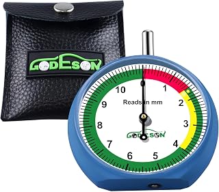 GODESON 88703 Dial Tire Tread Depth Gauge in MM,Professional for Motorcycle, Car,Truck and Bus
