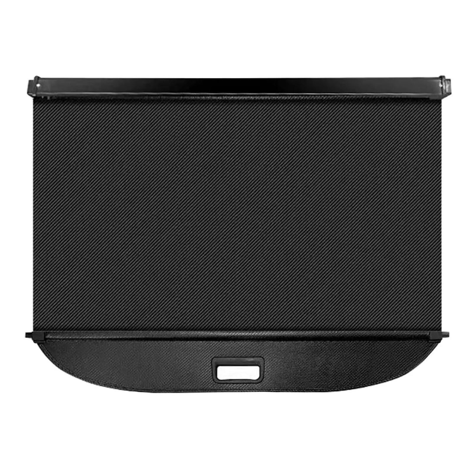 Plage Arrière pour Tesla pour Model Y Juniper 2025 2026 Couverture Chargement Rétractable Pare-Soleil Coffre Arrière Sécurité des Bagages(Carbon Style)