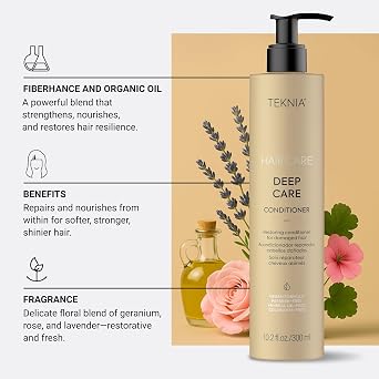 LAKME Teknia Deep Care Conditioner, Repairing Conditioner for Damaged Hair