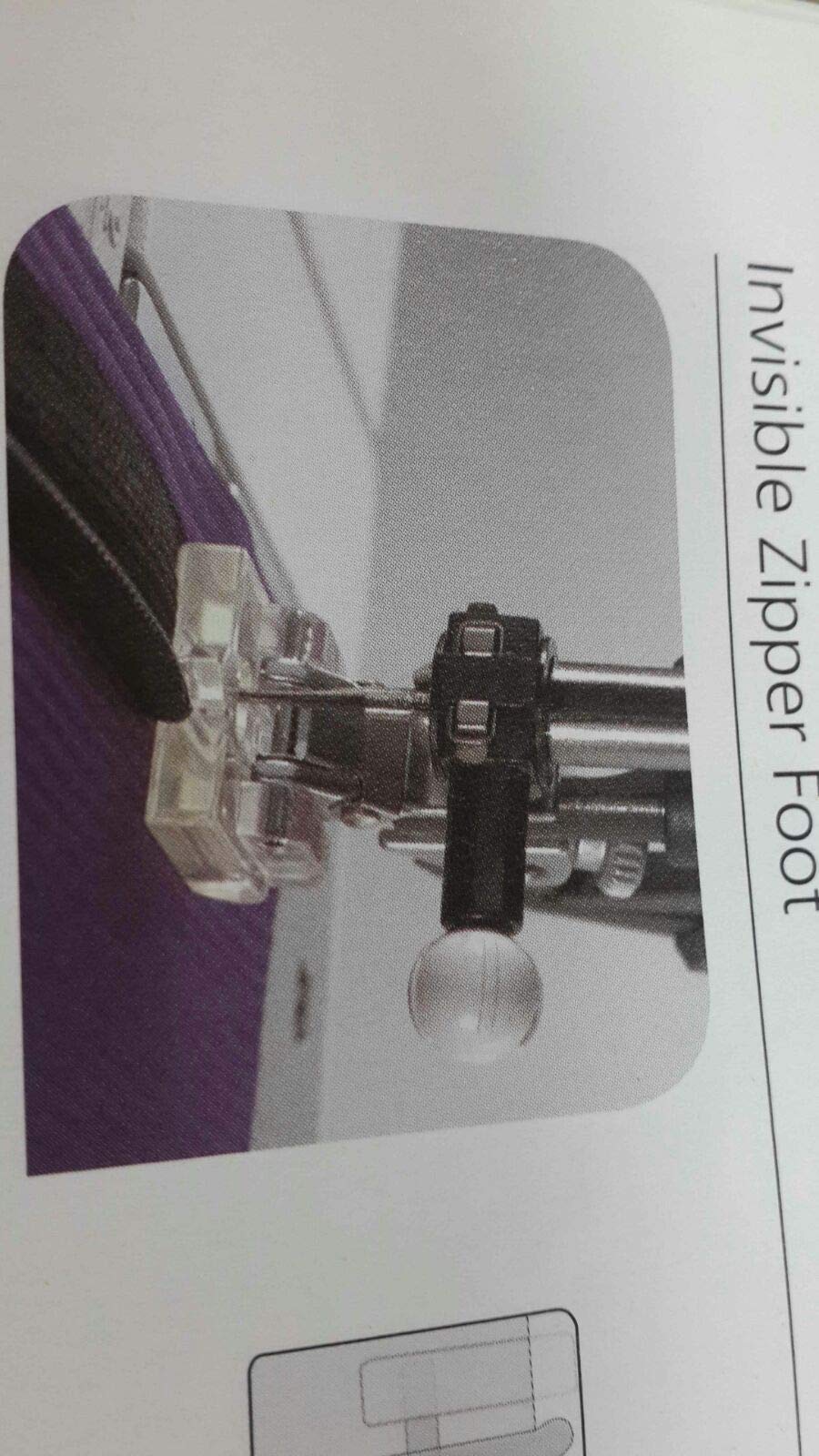 PFAFF PIED FERMETURE INVISIBLE 820474096 - SARL Couture Distribution