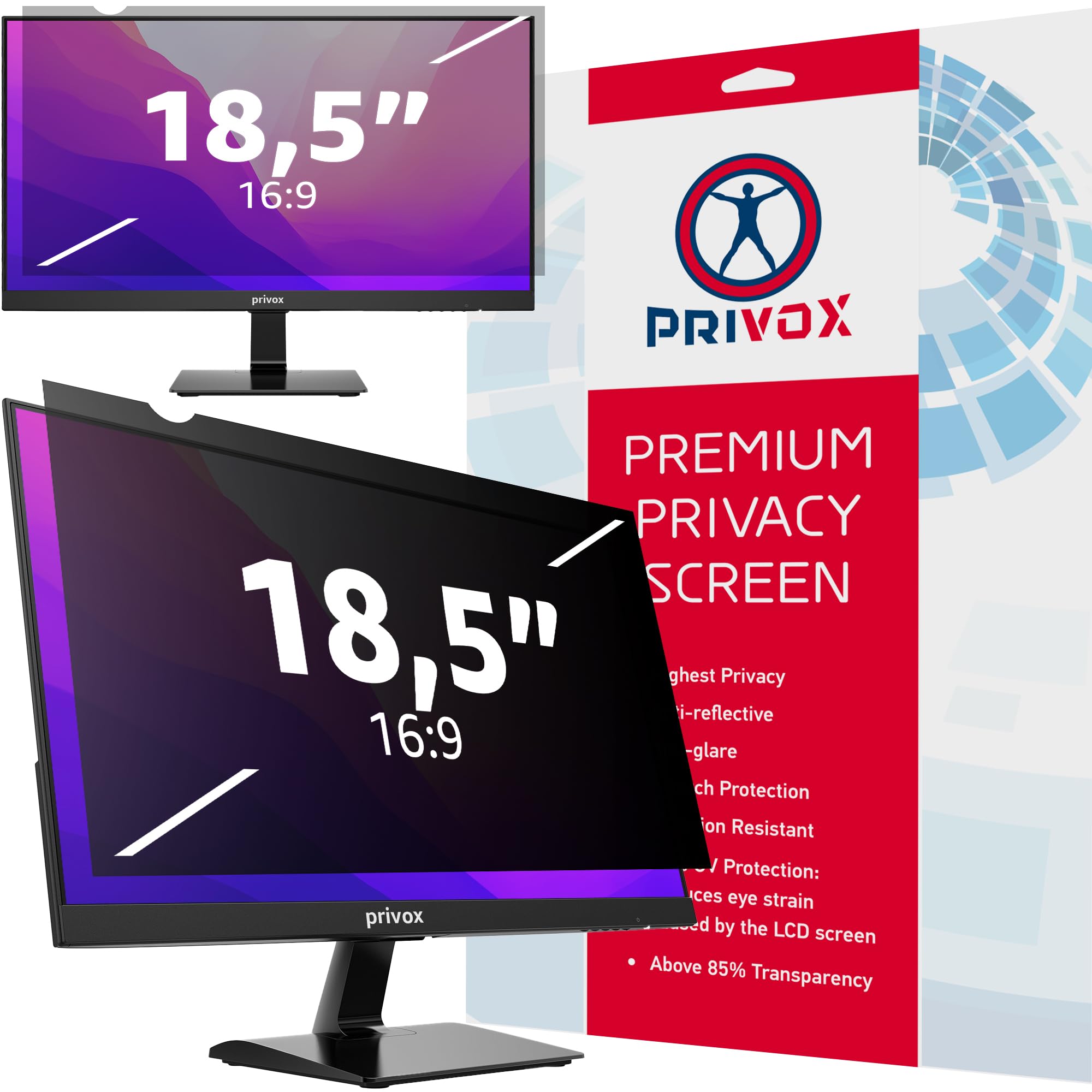 Buy Privox 18.5" Computer Privacy Screen Filter for 169 Widescreen