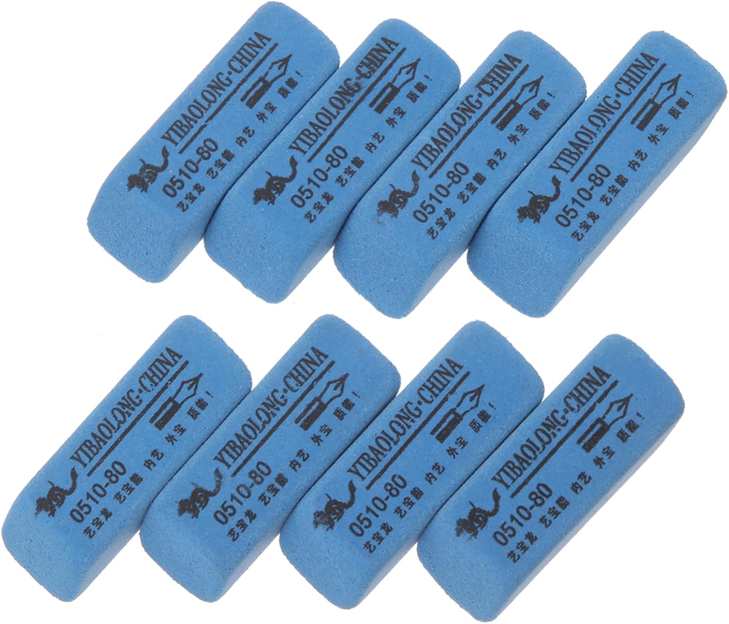 8pcs Matte Eraser Erasers for Kids Cleaning Erasers Cash