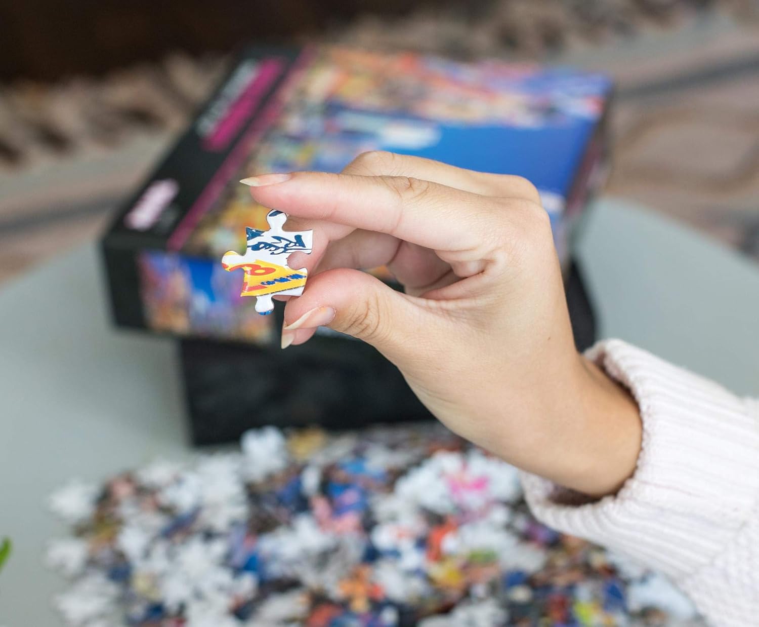 Evening in Akihabara, Japan Puzzle for Adults and Kids | Difficult 1000 Piece Jigsaw Puzzle Toy | Fun Quarantine Gift | Interactive Brain Teaser Challenge for Game Night