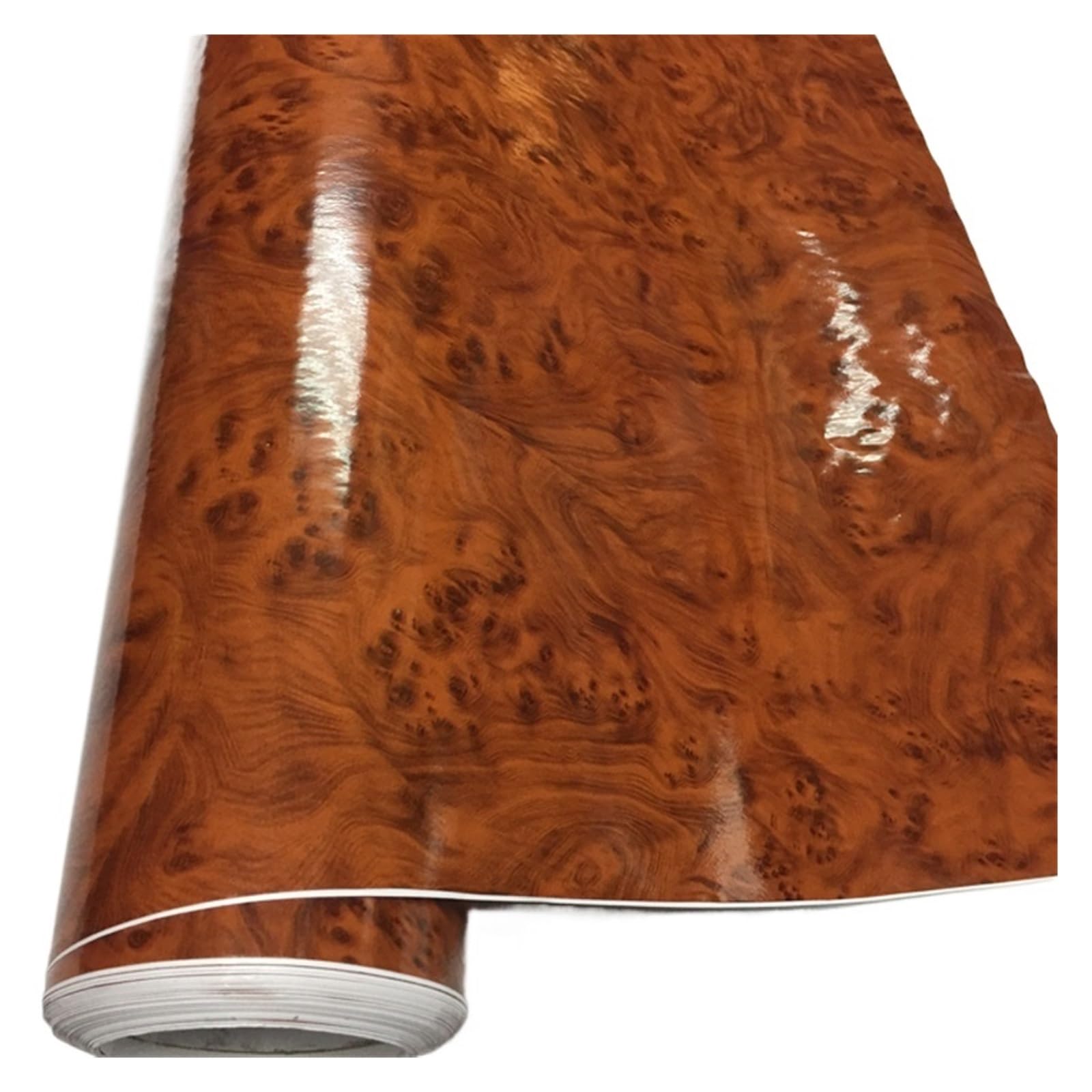 50 cm * 500 cm Glänzende Holzmaserung Vinyl Auto Wrap Folie Holz Strukturierte Auto Aufkleber Wasserdicht Kleber Hause Möbel Aufkleber Verpackung(G1303,50cm x 500cm)