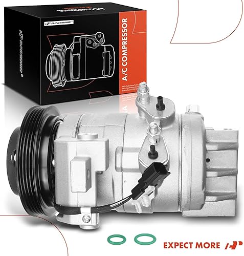 Miniatura 9 de A-Premium Compresor de aire acondicionado con embrague compatible con Ford Mustang 3.7L 2011-2014