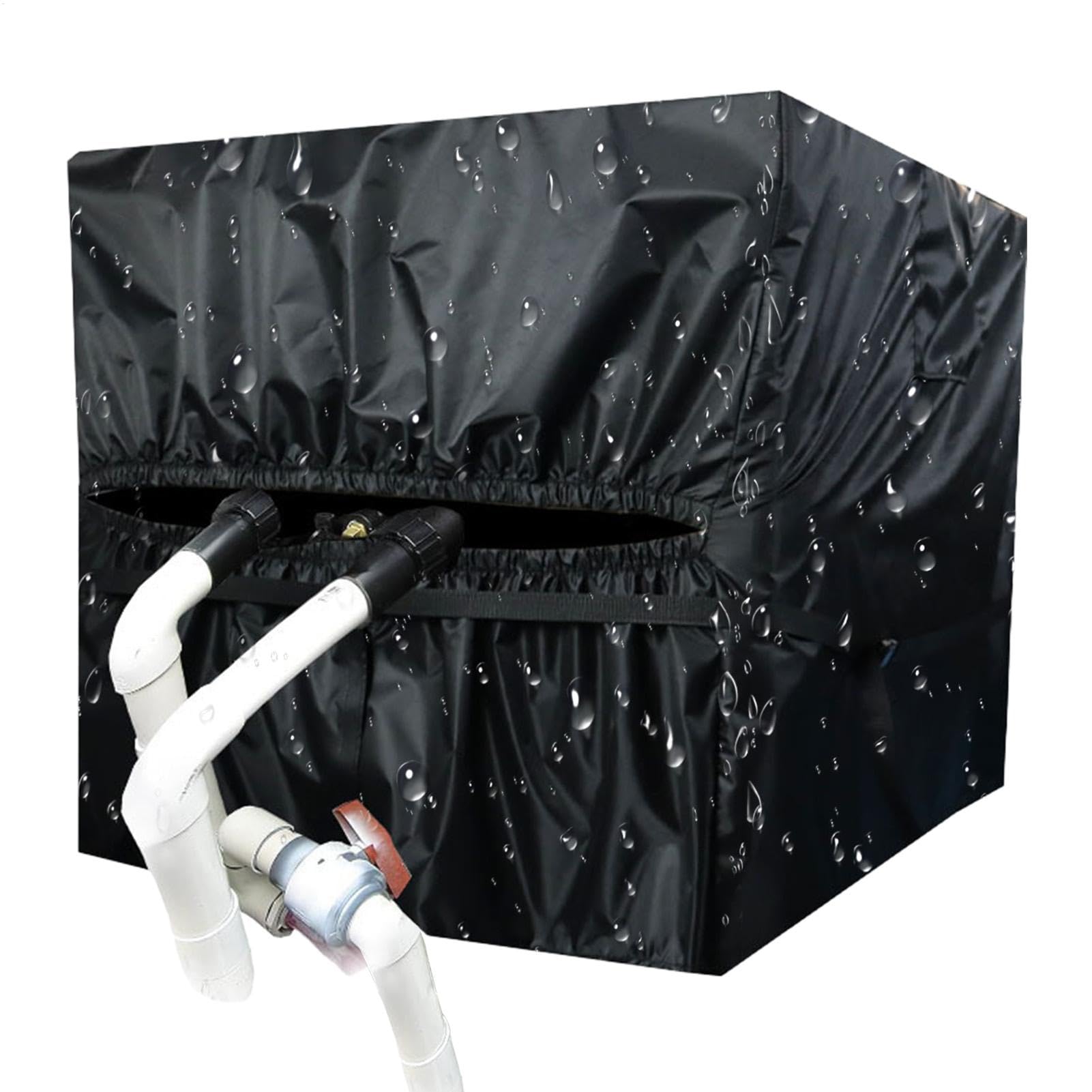 Housse de pompe à chaleur, housse d'équipement de pompe de piscine, pare-soleil résistant à la neige pour la plupart des chauffages, protection d'équipement de piscine