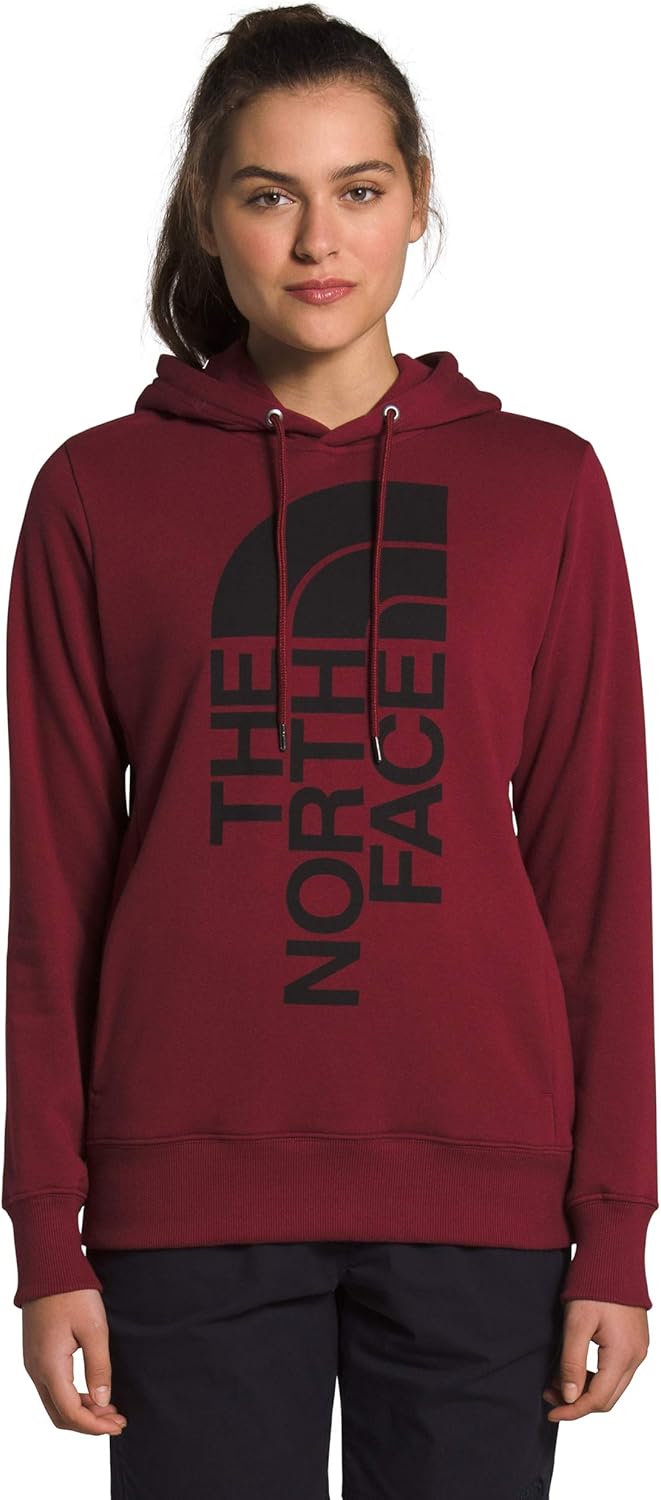 THE NORTH FACE Women's Trivert Pullover Hoodie, Pomegranate, L