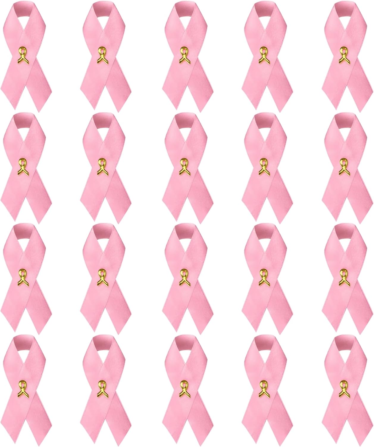 25/50/100/500pcs Breast Cancer Pins - Bulk Pink Ribbon Pins for Breast Cancer Awareness - Perfect for Support Groups, Events, Promotional Gift-Giving and Fundraising