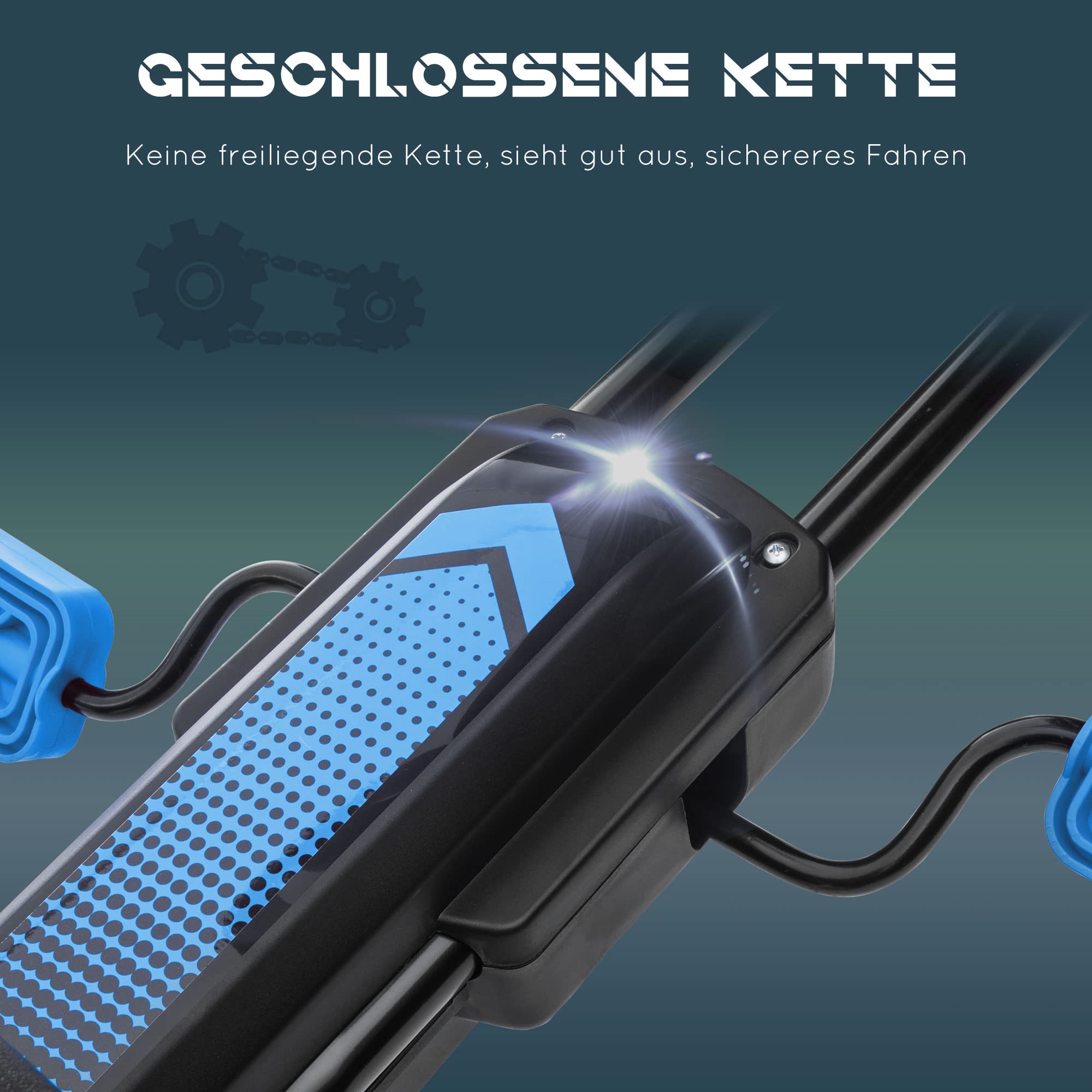 HOMCOM Gokart, Kinderfahrzeug mit 3-stufigen verstellbarem Sitz, Tretfahrzeug mit Gummireifen, Pedal und Handbremse, Kettcar für 5-12 Jahre Kinder bis 50 kg, Outdoor, Blau