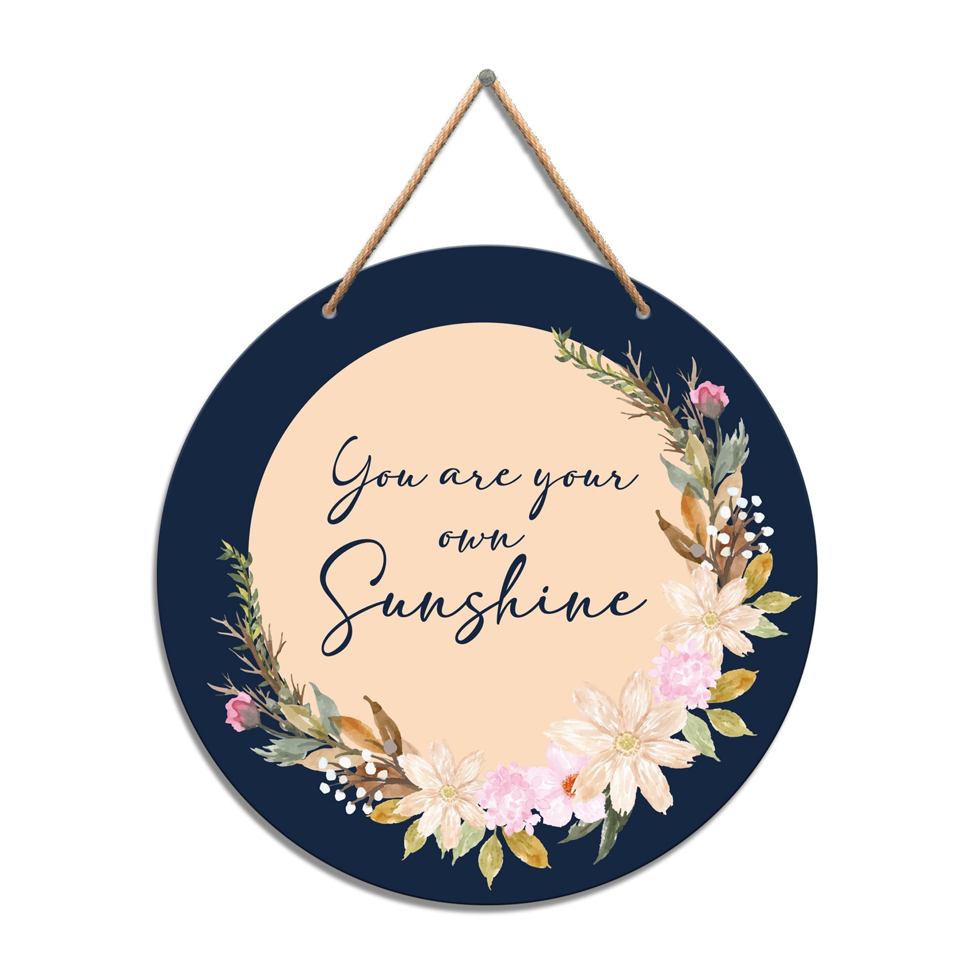 Wooden You are Your Own Sunshine Wall Hanging for Wall decor | Home Decor Item | Size: 9X9 Inches