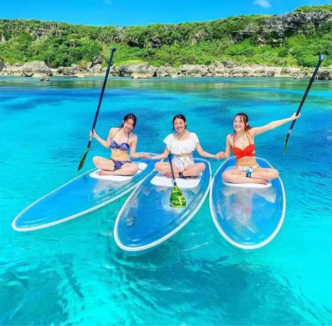 クリア透明 sup サップ スタンドアップパドルボード