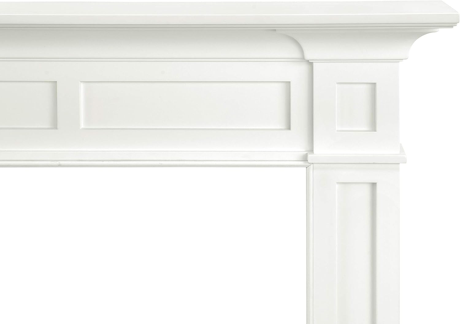 Pearl Mantels MDF Mantel, 48-Inch, White