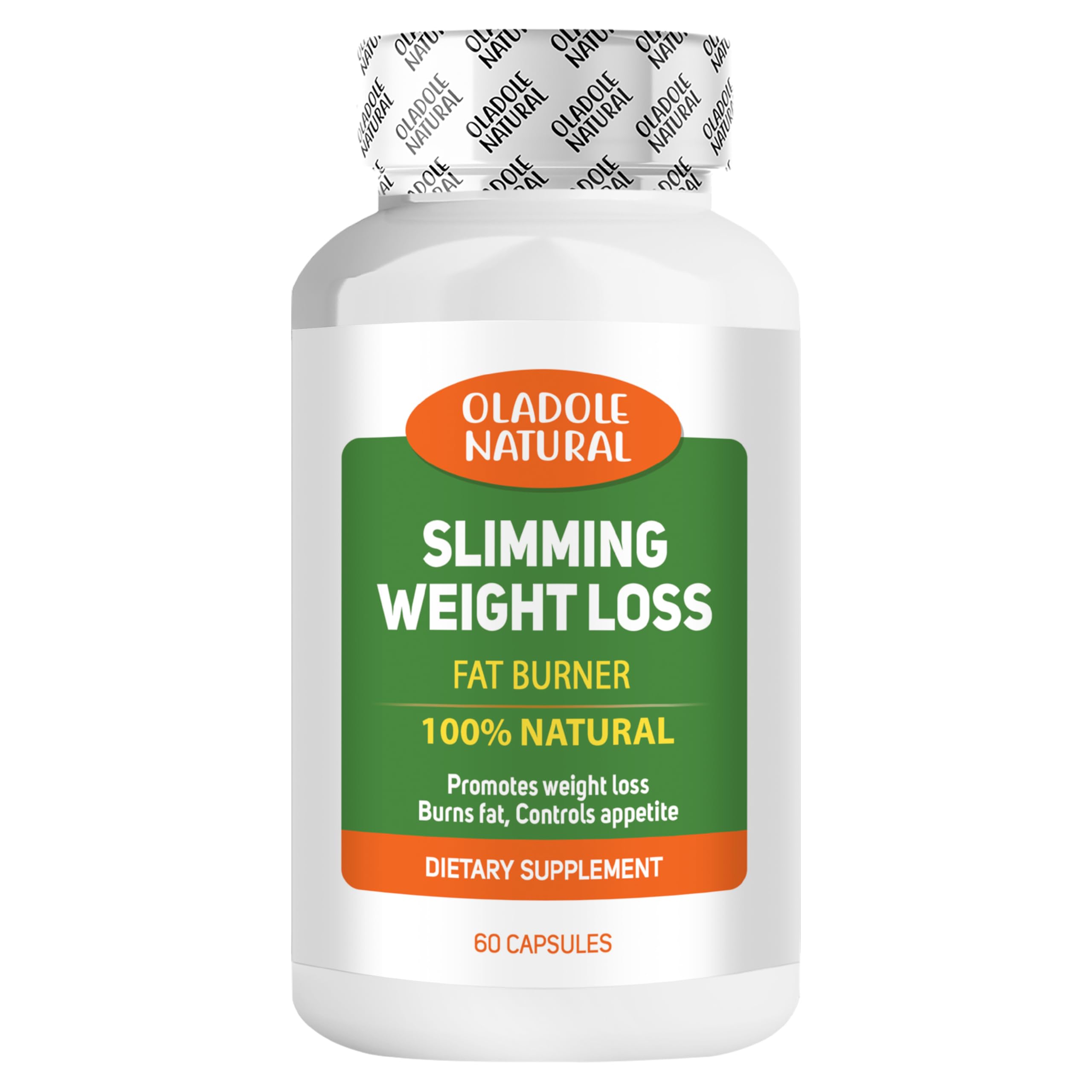 Oladole Natural Slimming Weight Loss Diet Pills, Non-Prescription Weight Management Aid, Powerful Fat Burning and Appetite Suppression - Excellent for Keto Diet 60 Capsules