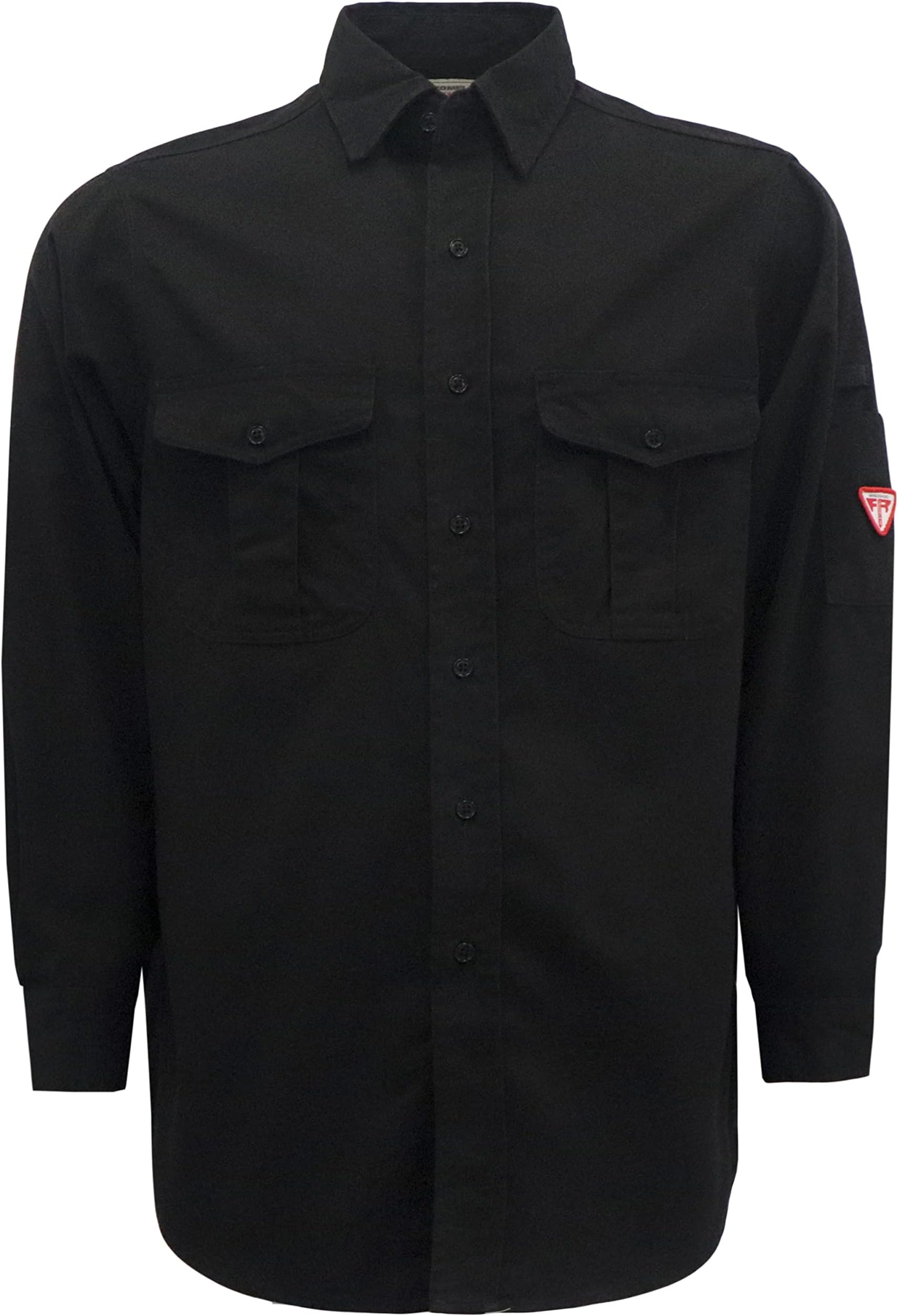 TICOMELA FR Shirts for Men Flame Resistant 7.5oz 100% Cotton NFPA2112 Men's Welding Shirts