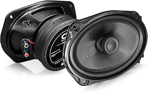 CT Sounds Meso - Altavoces coaxiales para coche, 6 x 9 pulgadas, 400 W, 2 vías, par