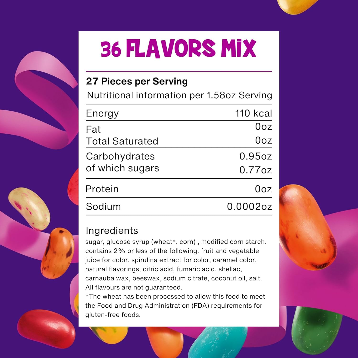 The Jelly Bean Planet Easter Jelly Beans, Pack of 3, 11.5 oz x 3 - Gourmet Jellybeans with 36 Natural Fruit Flavors, Gluten Free, Fun Easter Candy Gift in Bunny Design Bags, Basket Stuffers & Gifting