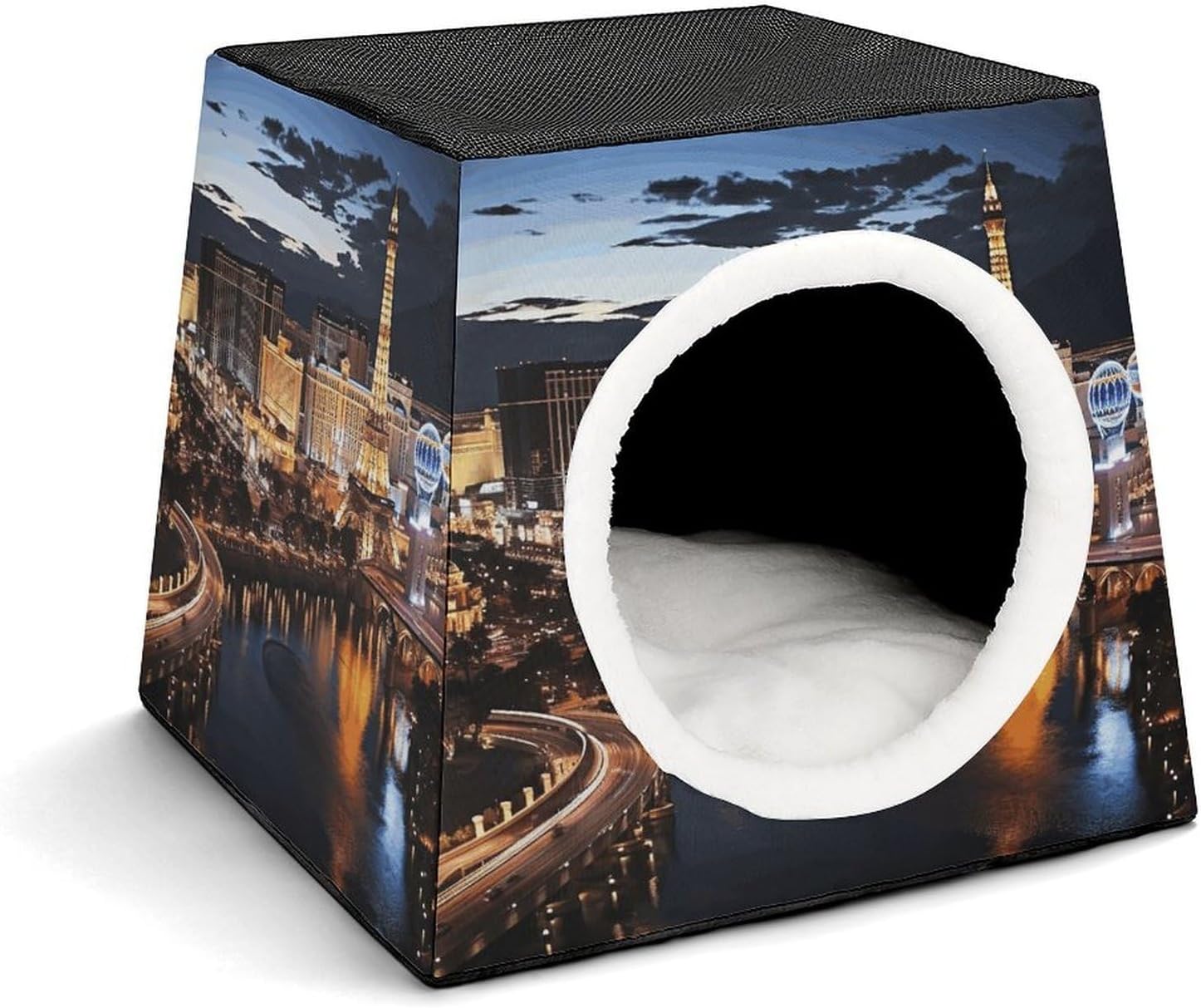 Space Capsule Outdoor Indoor Dog Houses, Small Pet Cat Dog Bed
