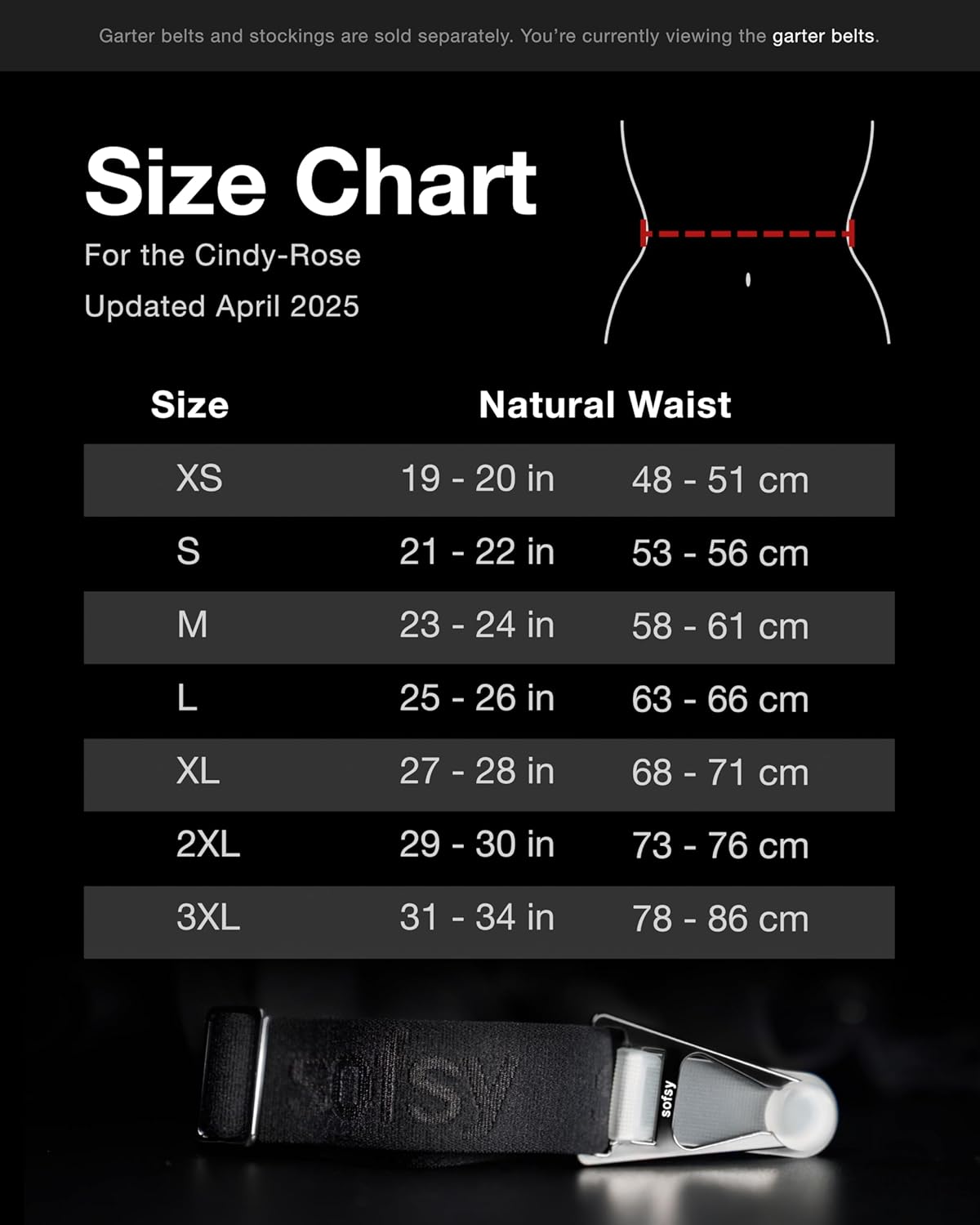 sofsy Premium High-Waist Mesh Garter Belt | 6-Strap Suspender Lingerie for Women's Thigh High Stockings with Metal Clips - Image 5