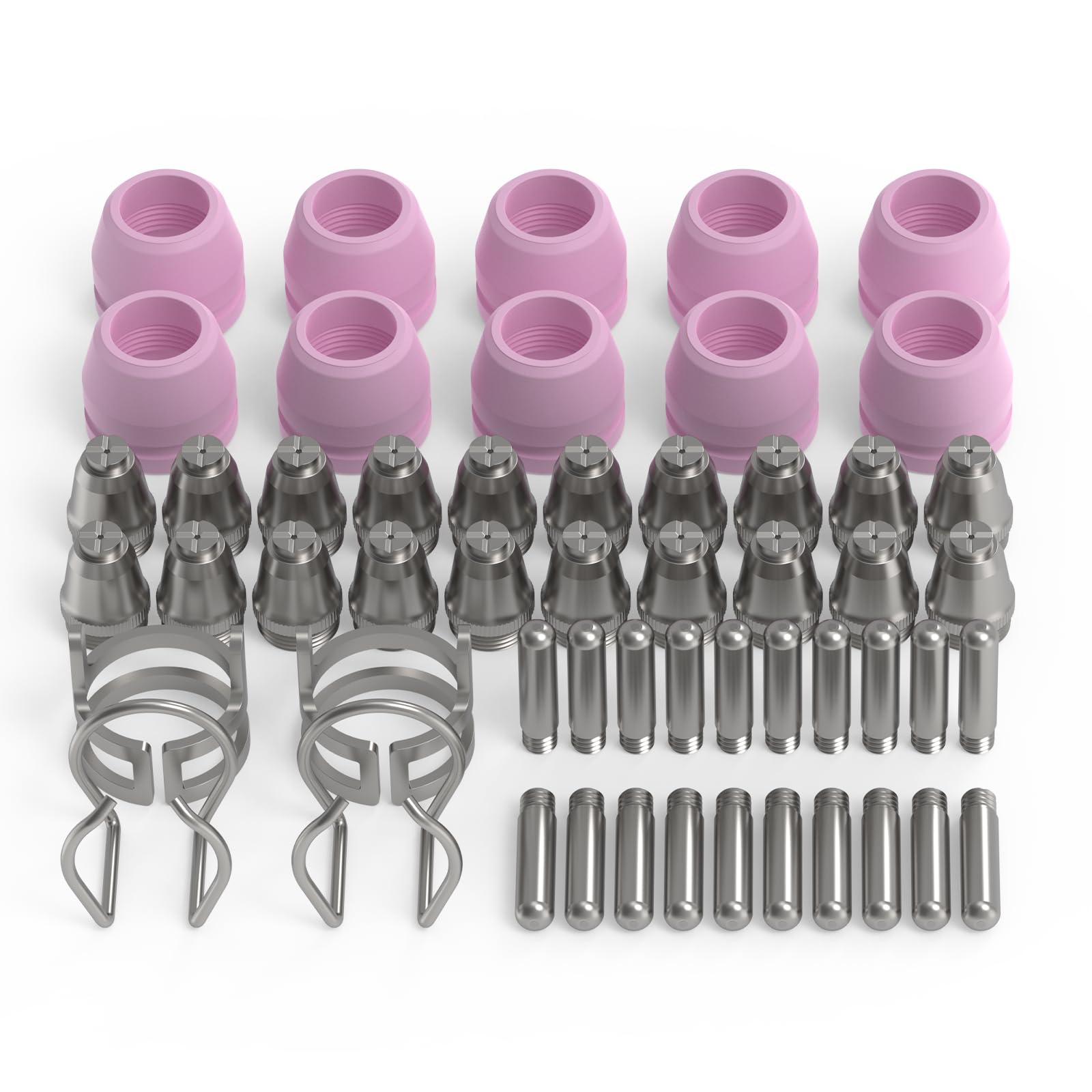 YESWELDER 54PCS AG-60 Plasma Cutter Torch Consumables Kit(Standard