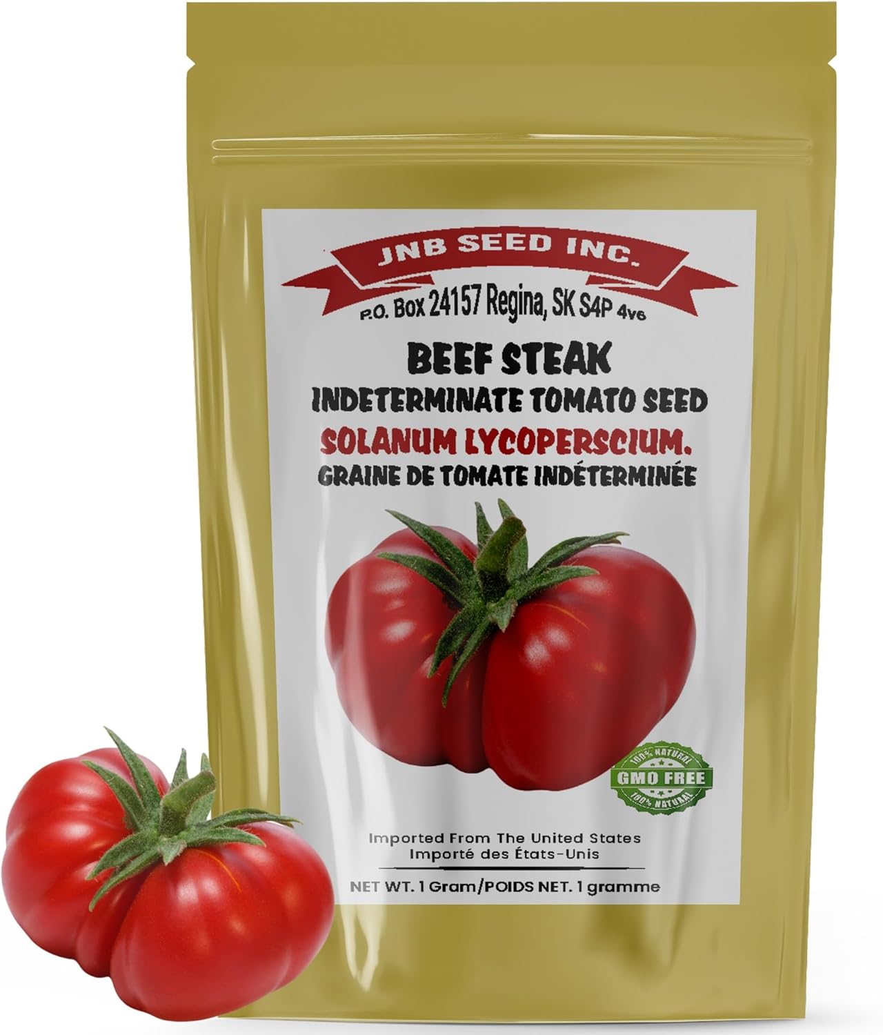 Beef Steak Tomato Seeds Indeterminate (Approx 100 Seeds1 Gram) Indoor