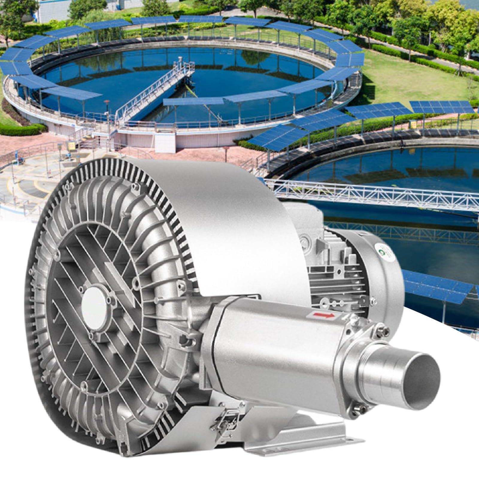 Przemysłowe Sprężarki, 700/850/1300W Przemysłowa Akwakultura Staw Akwarium Wirrowa Pompa Powietrza, 88/110m³/h Komercyjna Sprężarka Powietrza 850W