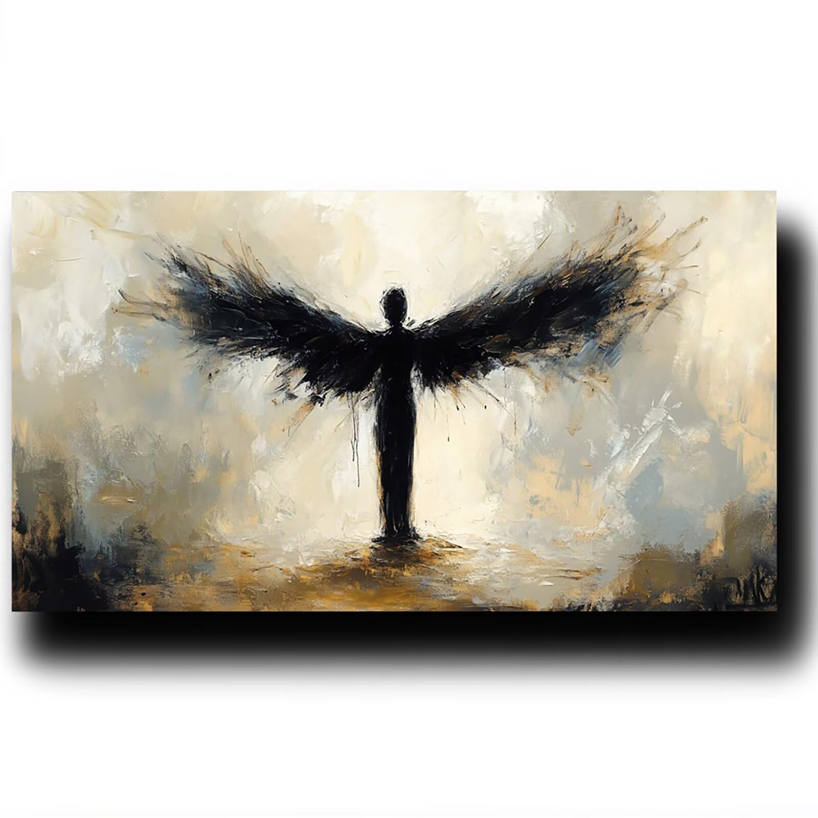 Pintar por Numeros Adultos Ángel, Pintar por Numeros Niños Kit Manualidades Adultos Abstracto Cuadros para Pintar por Numeros Pintura Acrílico, Cuadros Decoracion Salon Modernos 80X160cm 7w-4-C