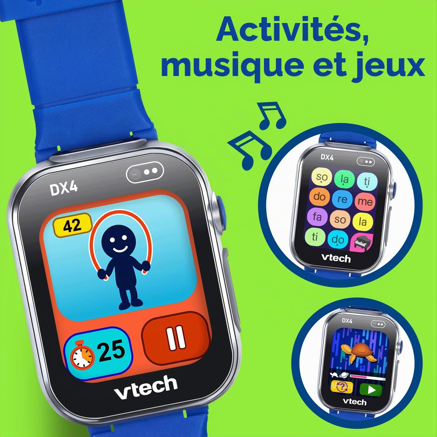 VTech KidiZoom DX4 Smartwatch Bleu