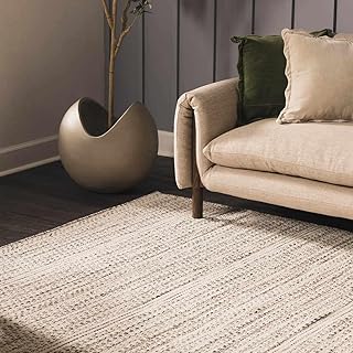 14 Living Room Carpet Ideas for Warm Comfortable Everyday Style 109 Hauteloom Williford Boho Hand Woven Wool Natural Fiber Soft Area Rug for...